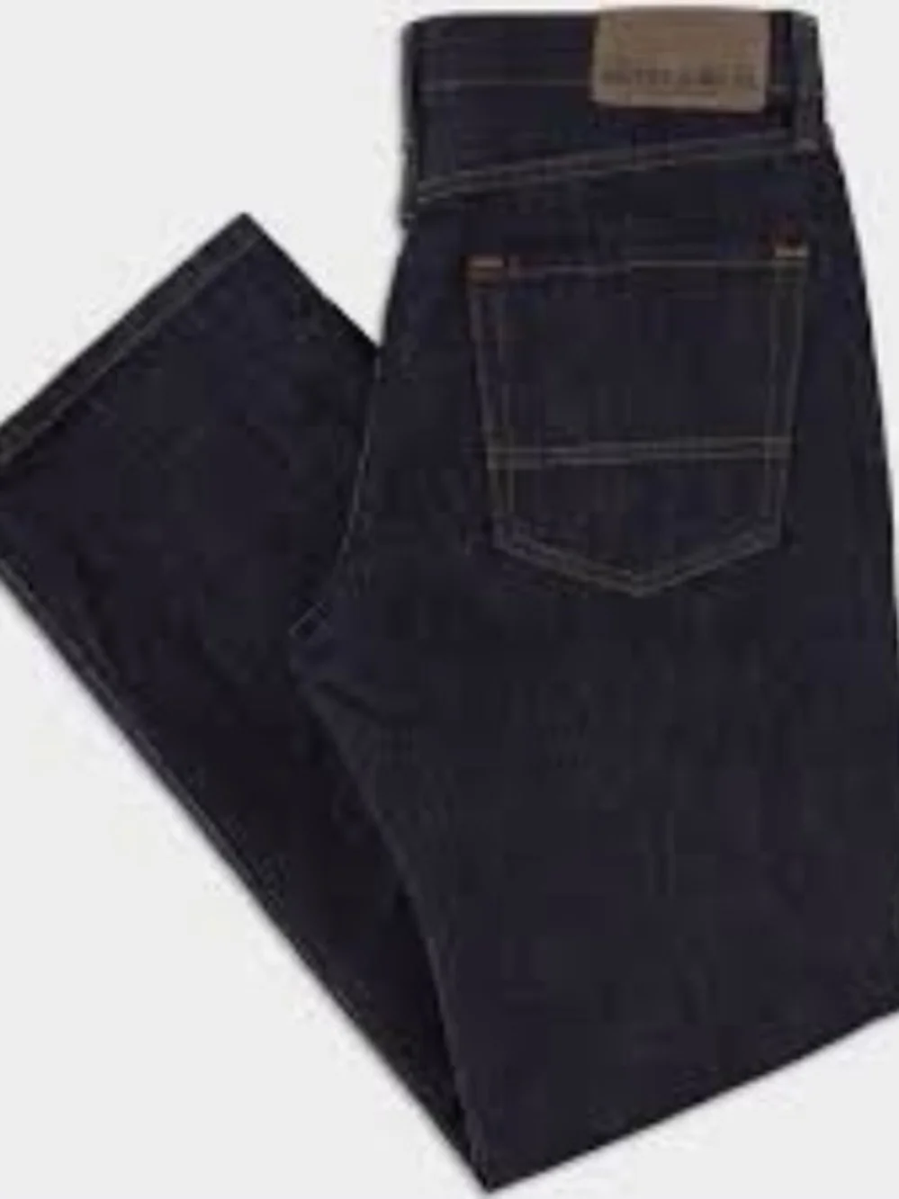 38X30 VINTAGE NAUTICA Men's Dark  JEANS Made In MEXICO 100% COTTON